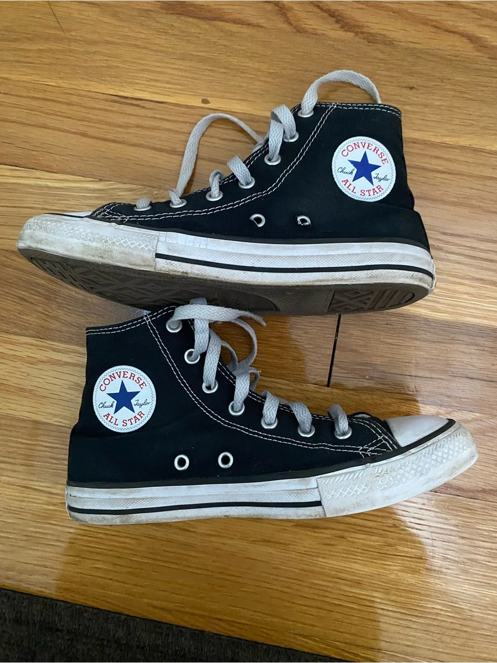 Converse Black and White Kids High-Top Sneakers